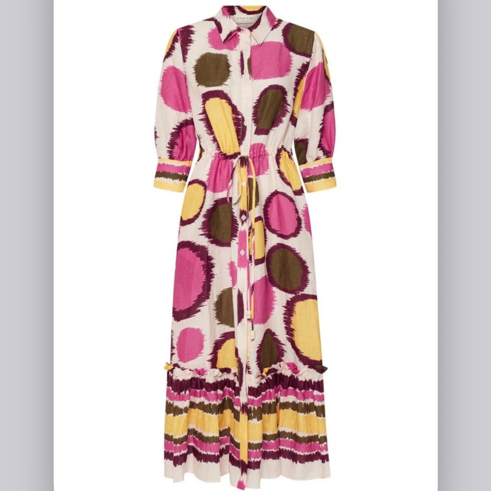 GORGEOUS LINEN DRESS - Picture 4 of 9